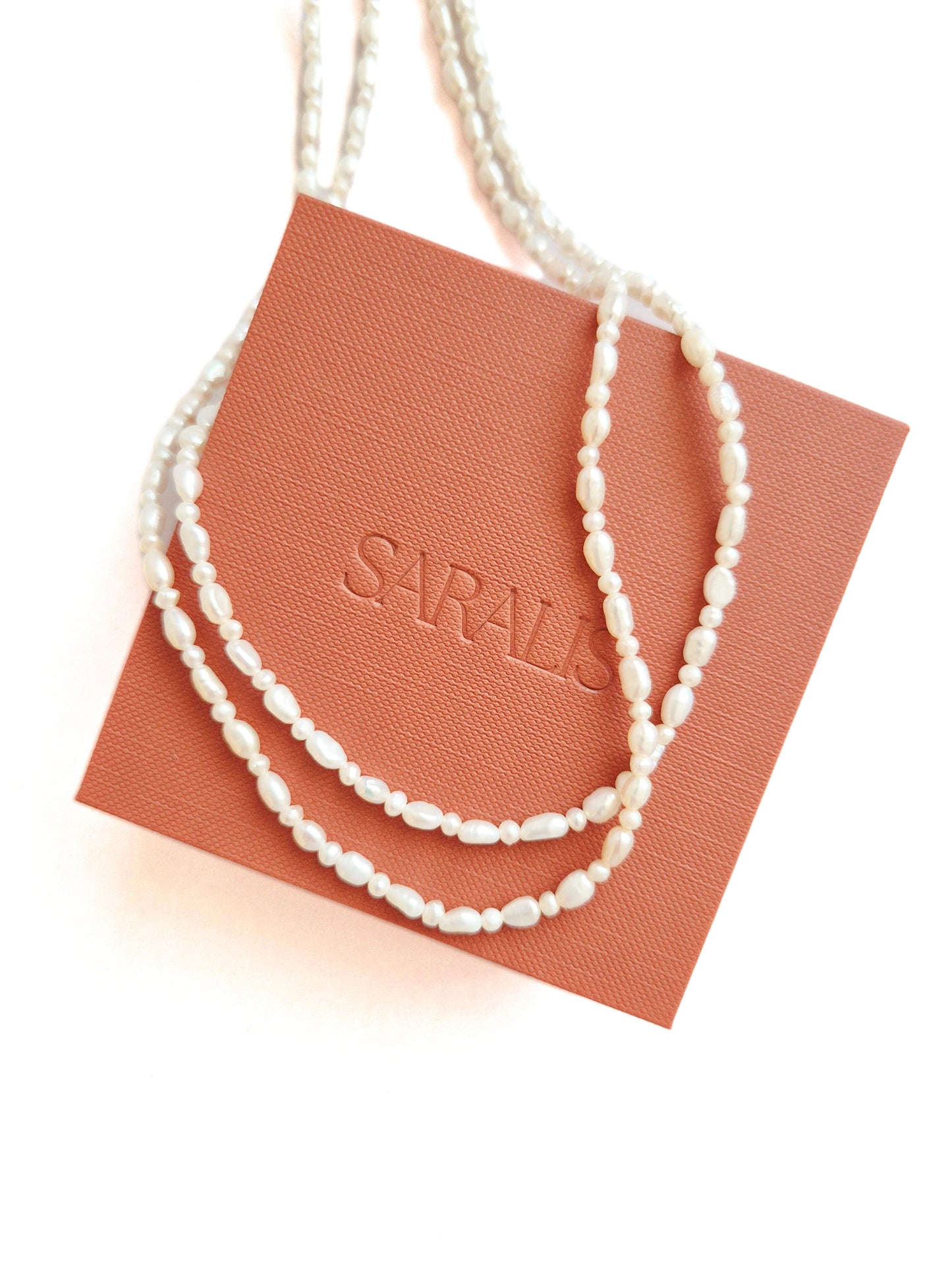 Colier Duo Shape Pearls